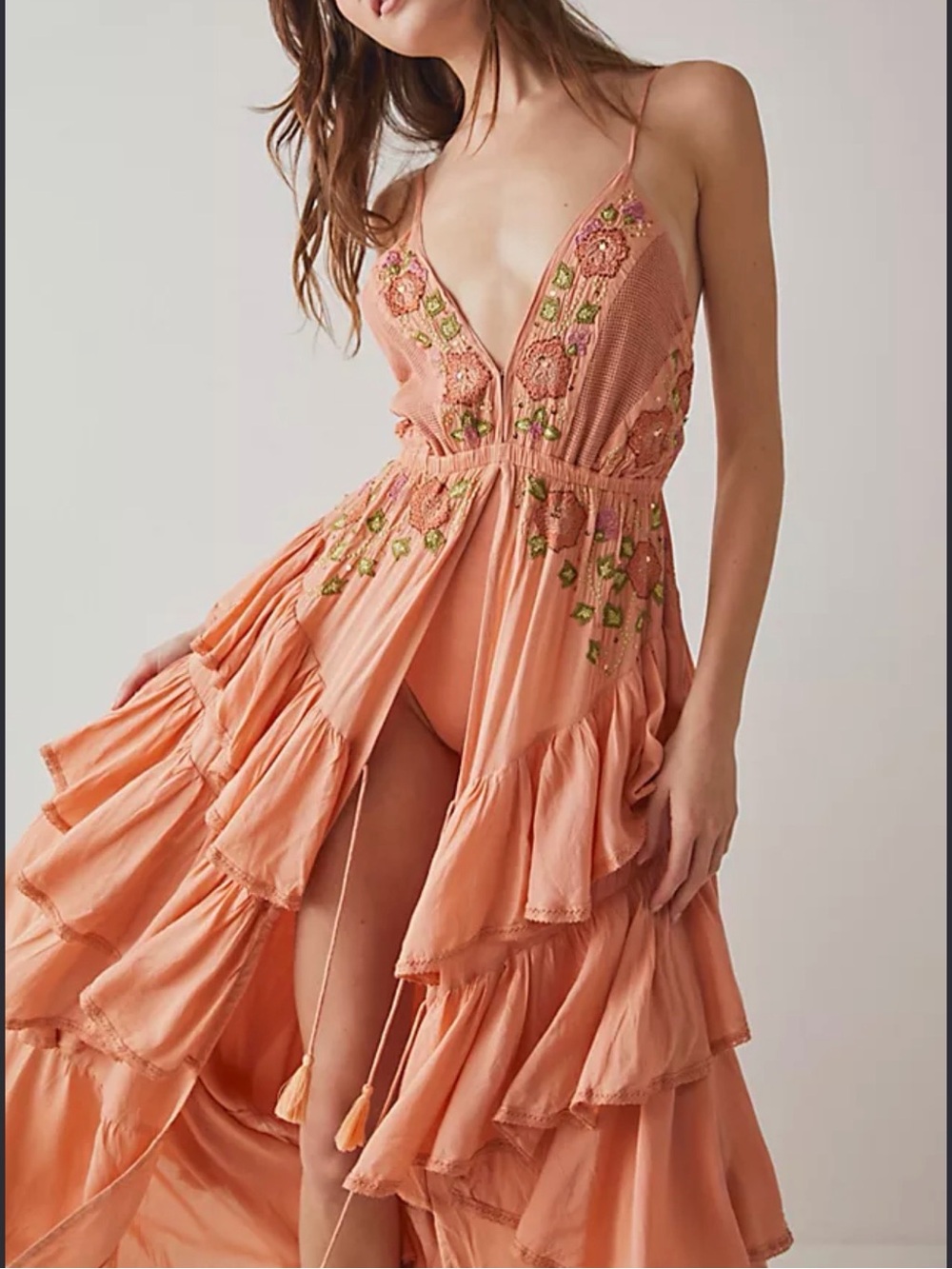 Free People Dandelion Maxi Bodysuit